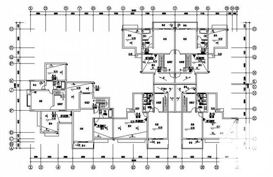 国内7层住宅楼给排水设计CAD施工图纸 - 4