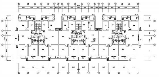 6层住宅楼给排水设计CAD施工图纸及计算书 - 1