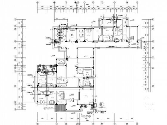 4层医院业务用房给排水CAD图纸 - 1