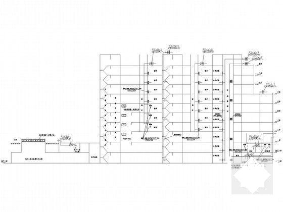 二万平方米8层医院医技综合楼空调通风设计CAD施工图纸（地下2层）(压缩式冷水机组) - 5