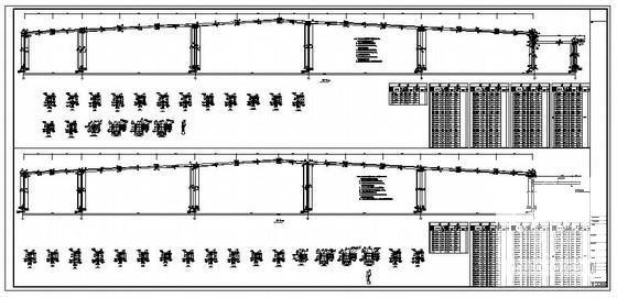 跨度25米两层物业公司厂房二期工程结构设计CAD图纸 - 4