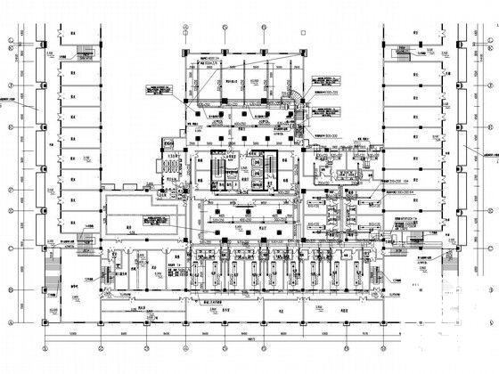 15层高档酒店空调通风设计CAD施工图纸（地下1层，）(全空气系统) - 4