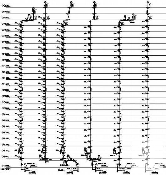 26层高档住宅楼给排水CAD施工图纸 - 3