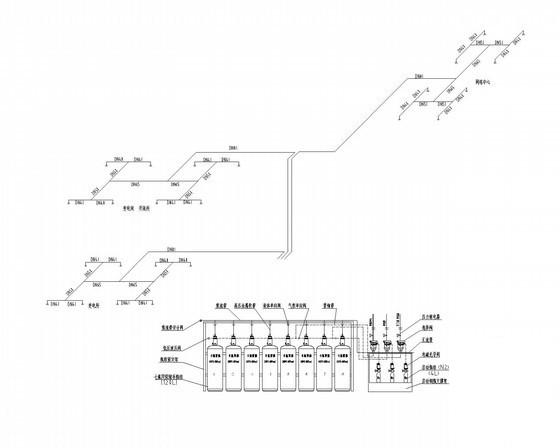 酒店给排水设计CAD图纸（七氟丙烷自动灭火系统） - 2