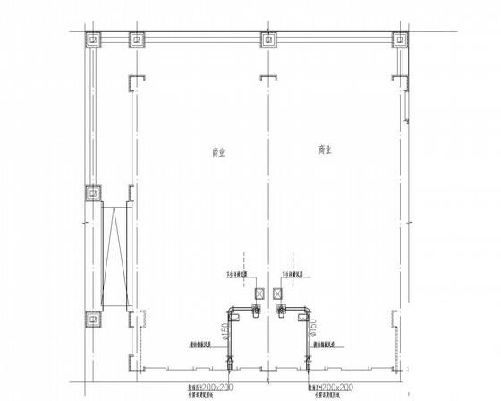 3层公共建筑采暖通风系统设计CAD施工图纸（通风,采暖,冷热源）(安装大样图) - 4