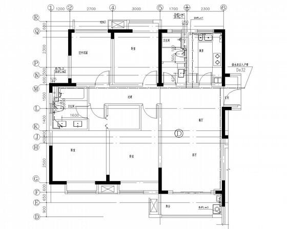 18层建筑给排水CAD施工图纸 - 3