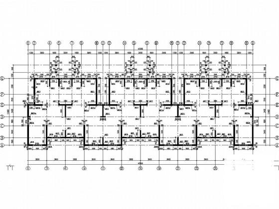 6层剪力墙结构半地下室公寓楼结构图纸（2栋含建施） - 3