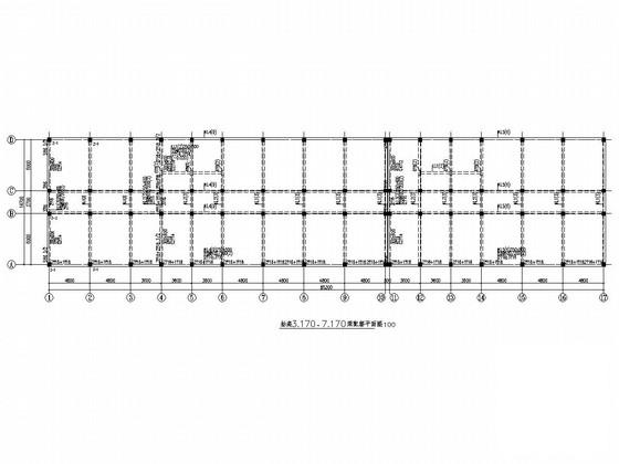 18层框架剪力墙结构住宅楼CAD施工图纸 - 2