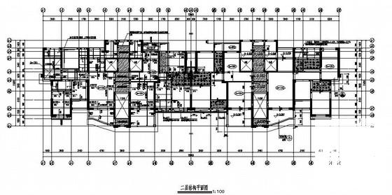 [32层剪力墙住宅楼结构CAD施工图纸（平法图纸） - 1