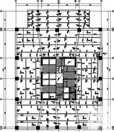 150米框架-核心筒结构住宅楼结构设计图纸(梁平法施工图) - 3