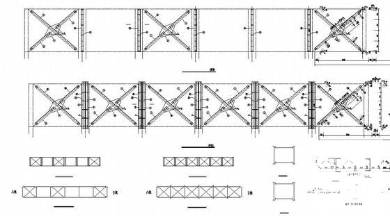89米钢桁架走廊结构CAD施工图纸（7度抗震） - 3