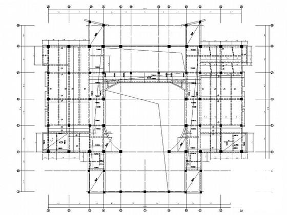 4层附属中学体艺楼结构CAD施工图纸 - 3