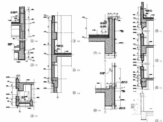 4层附属中学体艺楼结构CAD施工图纸 - 4