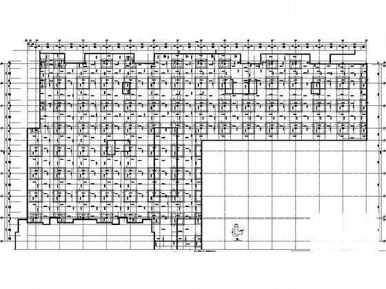 现浇钢筋混凝土板柱结构地下车库结构图纸 - 2