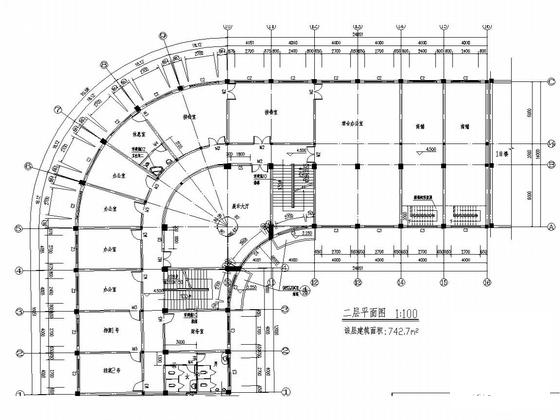 4层框架结构办公楼结构图纸（建筑图纸）(柱下独立基础) - 4