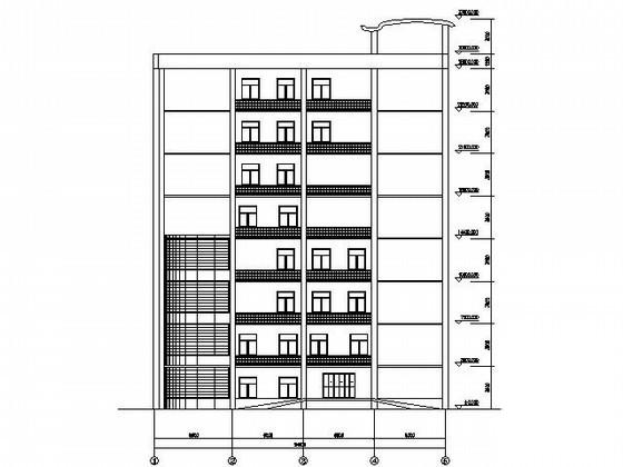 县城地上8层综合医院建筑方案设计CAD图纸（初设图纸）(平面图) - 2