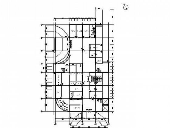 县城地上8层综合医院建筑方案设计CAD图纸（初设图纸）(平面图) - 3