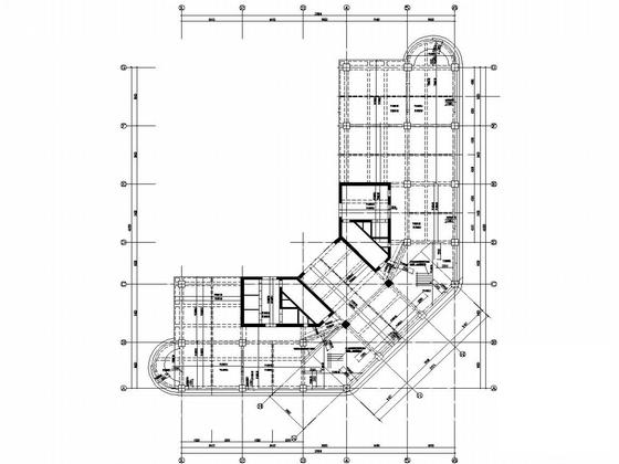 35层框架剪力墙国际中心商务办公楼结构图纸（地下3层） - 5