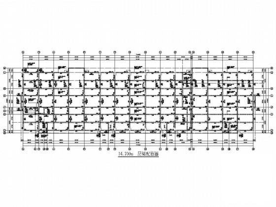 6层框架结构中学校教学科技楼结构CAD图纸 - 3