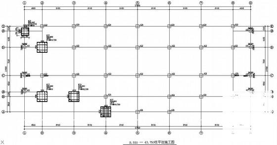 12层框架结构商务办公楼CAD施工图纸（地下1层） - 1