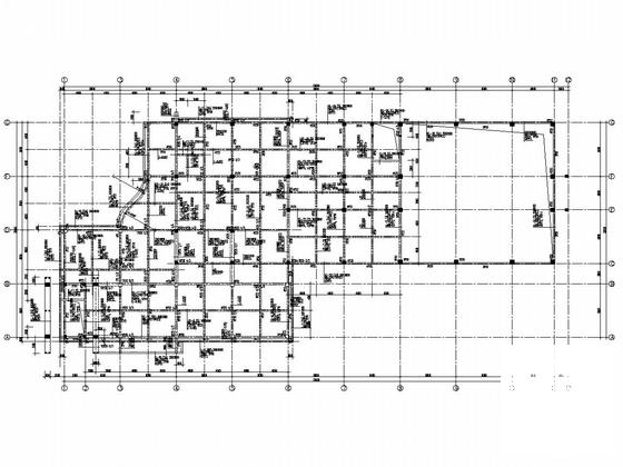 3层异形柱框架结构会所结构图纸（建筑图纸） - 4