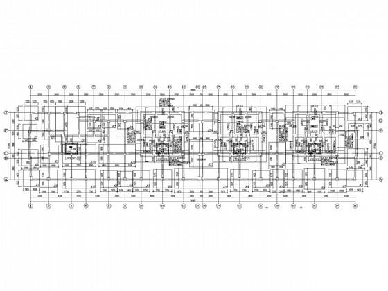 7层框架住宅楼结构CAD施工图纸（独立基础8度抗震）(梁平法配筋图) - 2