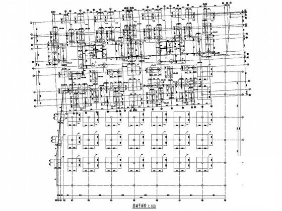 24层住宅楼剪力墙结构CAD施工图纸(基础设计等级) - 1
