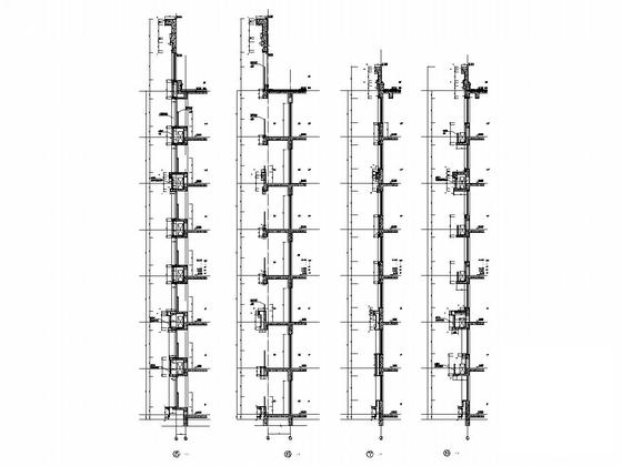 28层剪力墙结构住宅楼结构CAD施工图纸（2栋） - 4