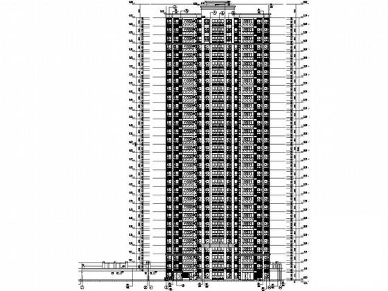 31层剪力墙结构CAD施工图纸（建筑图纸） - 1