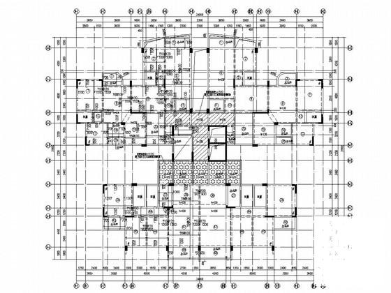 16层框剪综合住宅楼结构CAD图纸 - 1