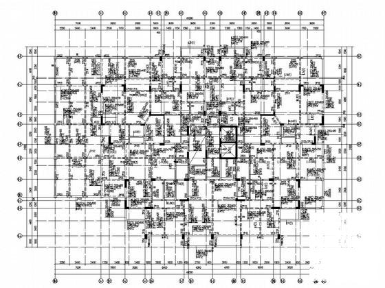 16层框剪综合住宅楼结构CAD图纸 - 2