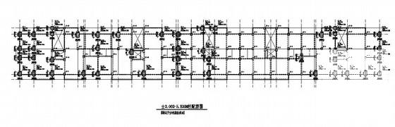 11层独立基础框架结构住宅楼结构CAD施工图纸（6度抗震）(人工挖孔灌注桩) - 1