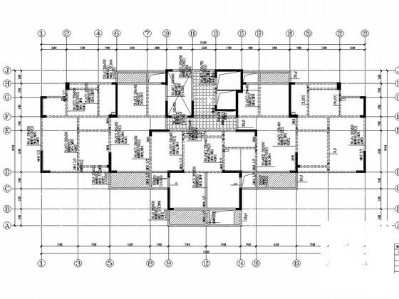 18层剪力墙结构住宅楼结构施工图纸（大底盘地下室） - 3