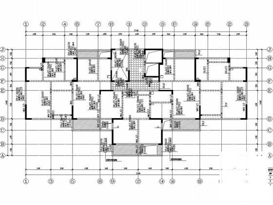 18层剪力墙结构住宅楼结构施工图纸（大底盘地下室） - 5