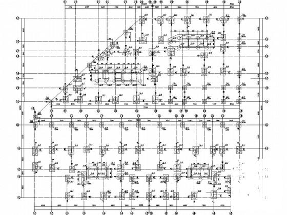 19层桩基础框架结构住宅楼结构CAD施工图纸（7度抗震） - 1