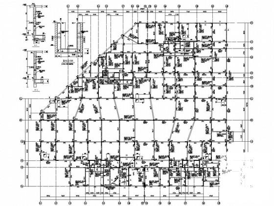 19层桩基础框架结构住宅楼结构CAD施工图纸（7度抗震） - 2