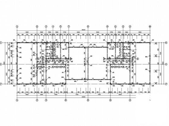 18层筏形基础框剪结构住宅楼结构CAD施工图纸（6度抗震）(边缘构件配筋) - 4