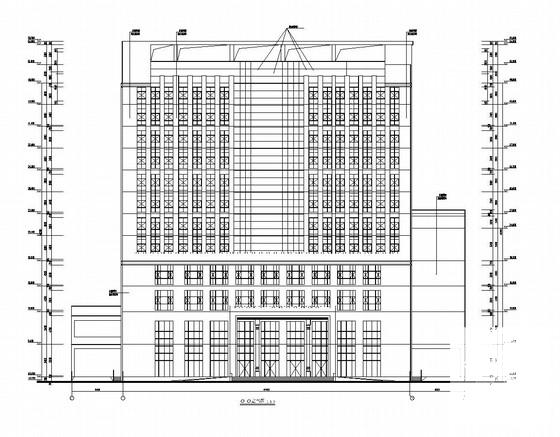 12层框架结构办公楼结构图纸（建筑图纸）(梁平法施工图) - 1