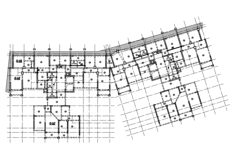 33层钢筋混凝土剪力墙住宅楼结构CAD施工图纸 - 1