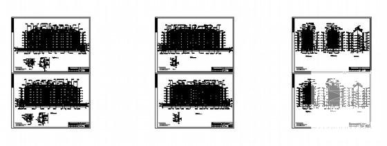 6层住宅楼(7、13号)建筑CAD施工图纸(高17.4米)(节点详图) - 2