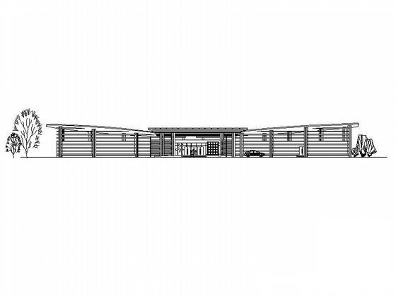 精美医院建筑设计方案设计图纸|（单层建筑，现代风格） - 1