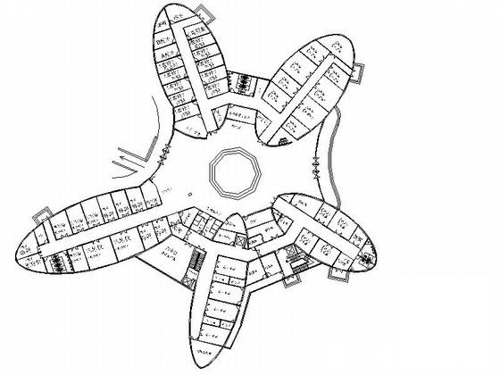 精美医院建筑设计方案设计图纸|（单层建筑，现代风格） - 3