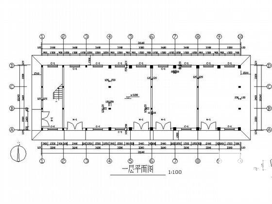 精美2层药品楼建筑施工CAD图纸（钢筋混凝土结构） - 3