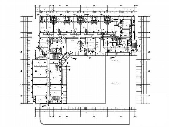 医院13层大楼建筑设计图纸（现代风格，框架剪力墙） - 3