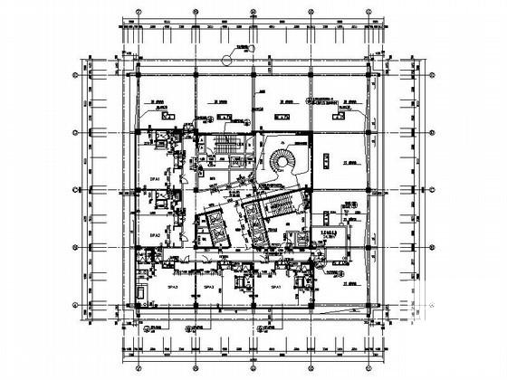 现代风格22层五星大酒店建筑CAD图纸（总） - 2