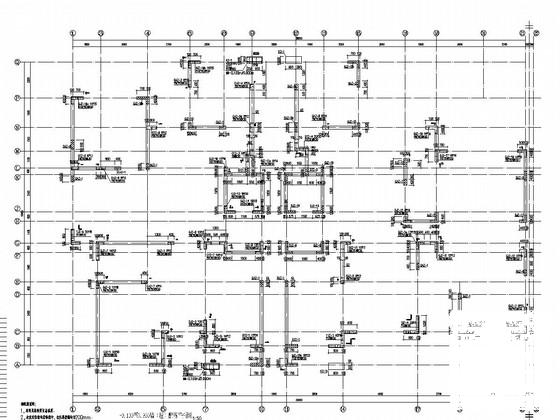 24层剪力墙结构住宅楼结构CAD施工图纸 - 1