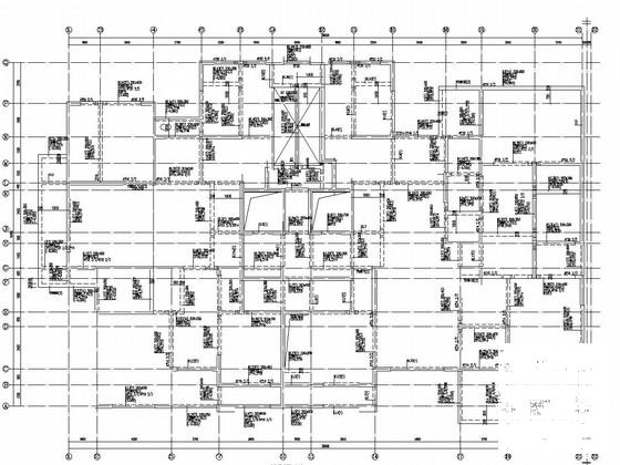 24层剪力墙结构住宅楼结构CAD施工图纸 - 2