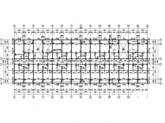 6层砌体结构宿舍楼结构CAD施工图纸（建筑） - 3