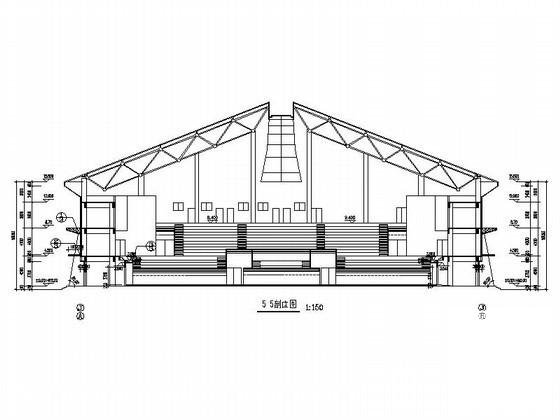 3层室内篮球馆建筑扩初图纸(卫生间详图) - 4