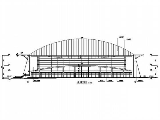 3层室内篮球馆建筑扩初图纸(卫生间详图) - 5